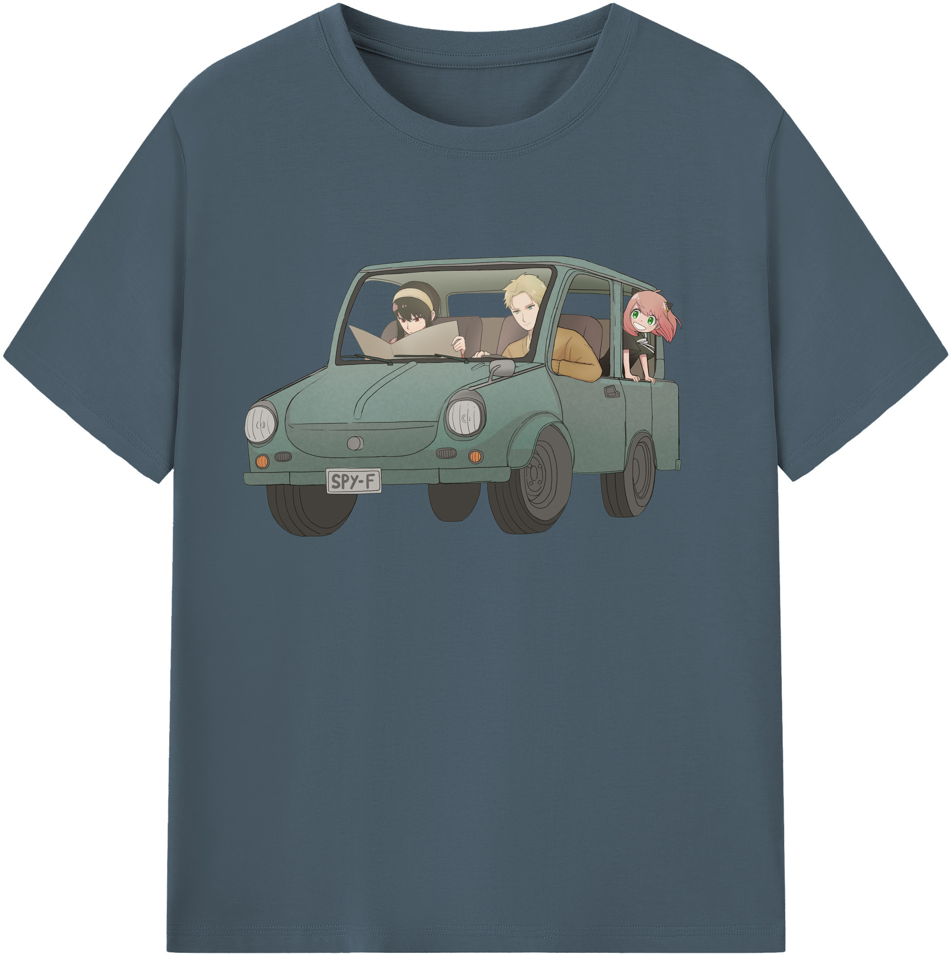 （画像用） SPY×FAMILY间谍家家酒 綿100％半袖Tシャツ（フロントプリント）